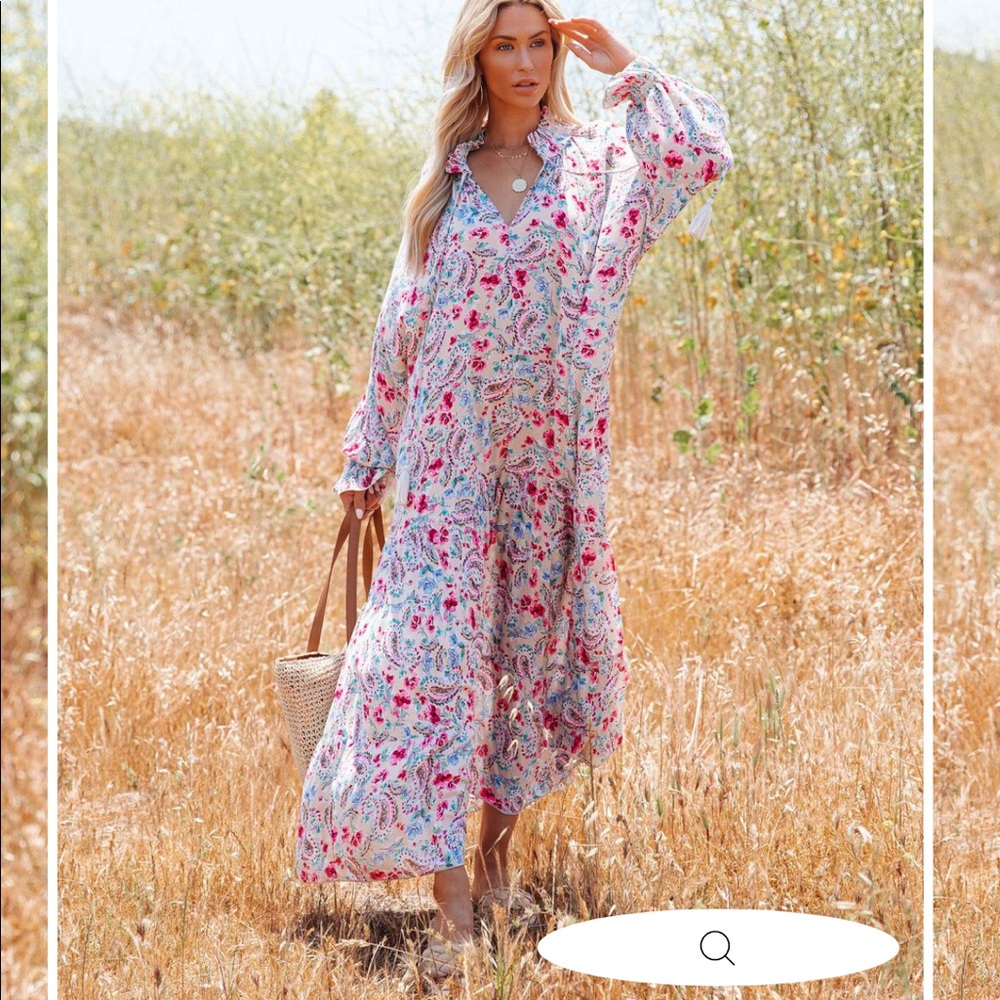 NWT Vici Collection Goulding Floral Maxi Dress (S)
